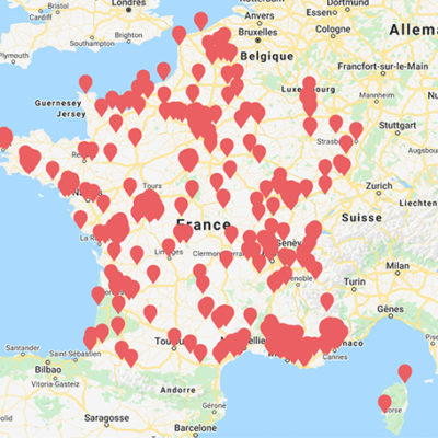 Carte des Membres du Réseau